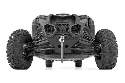 Rough Country Suspension Systems - Rough Country Front Winch Mount Kit Black for Can-Am Maverick X3 97028