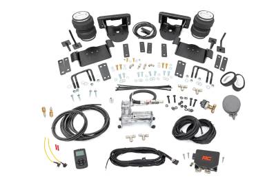 Rough Country Suspension Systems - Rough Country Rear Air Spring Kit W/Compressor 15-20 Ford F150 10017WC
