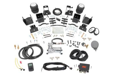 Rough Country Suspension Systems - Rough Country Rear Air Spring Kit w/Compressor 05-16 Super Duty 10020WC