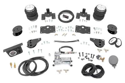 Rough Country Suspension Systems - Rough Country 100324C Rear Air Spring Kit w/Compressor for 09-18 Ram 1500 4WD