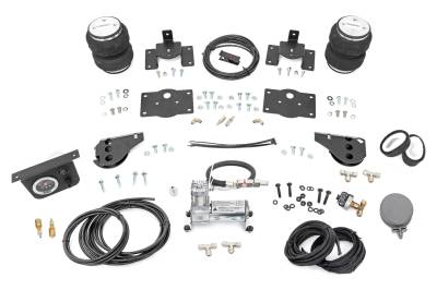 Rough Country Suspension Systems - Rough Country 10032C Rear Air Spring Kit w/Compressor for 09-18 RAM 1500 4WD