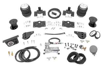 Rough Country Suspension Systems - Rough Country 100326C 6" Rear Air Spring Kit w/Compressor for 09-18 RAM 1500 4WD