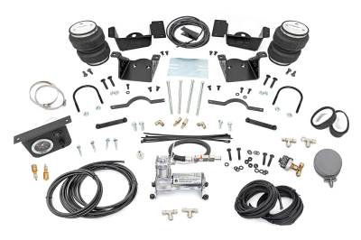 Rough Country Suspension Systems - Rough Country 10034C Rear Air Spring+Compressor 7" Lift for 20-26 2500HD/3500