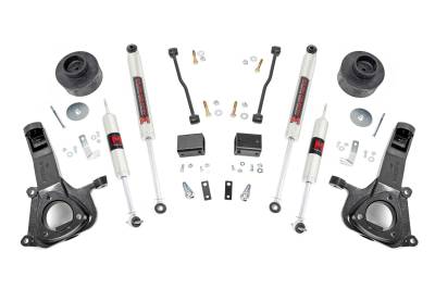 Rough Country Suspension Systems - Rough Country 30740 4" M1 Suspension Lift Kit for 09-18 RAM 1500/Classic RWD