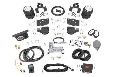 Rough Country Suspension Systems - Rough Country 10035WC Rear Air Spring/Compressor Kit for 19-26 Ram 1500 4WD