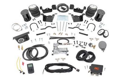 Rough Country Suspension Systems - Rough Country 100347WC Rear Air Spring+Compressor 7" Lift 20-26 2500HD/3500