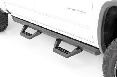 Rough Country Suspension Systems - Rough Country SRX2 Drop Step Nerf Bars 07-18 Silverado/Sierra Crew 11009A
