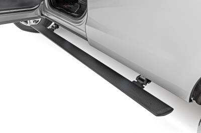 Rough Country Suspension Systems - Rough Country PSR91510 Power Running Boards Black for 18-26 Ford Expedition