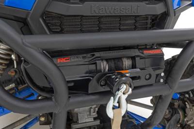 Rough Country Suspension Systems - Rough Country Front Winch Mount Kit Black for Kawasaki Teryx 94004