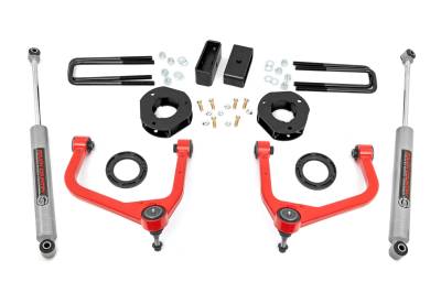 Rough Country Suspension Systems - Rough Country 22630RED 3.5" Suspension Lift Kit for 19-25 Sierra 1500