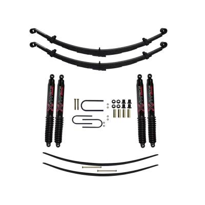 Skyjacker - Skyjacker D400CDAK-B 4" Lift Kit w/Black Max Shocks for 87-93 Dodge W250/350