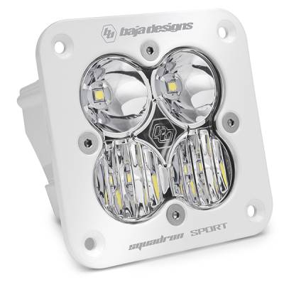 Baja Designs - Baja Designs 551003WT Squadron Sport White Flush Mount LED Auxiliary Light Pod