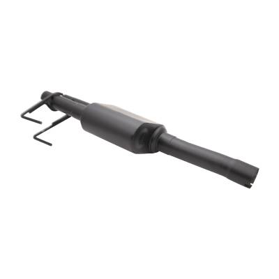 SpeedFx - SpeedFx 176330 409 Stainless Muffler 3" IN 2.5" DUAL OUT Black