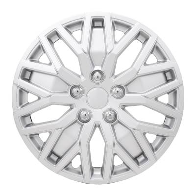 Coast To Coast - Coast To Coast 105116S 16" 10 U-Spoke Silver Wheel Cover 4Pc Universal