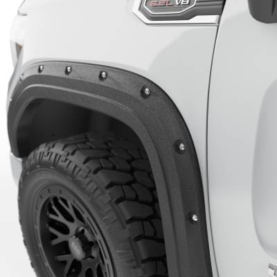 EGR - EGR BLF1018 Baseline Bolt-On Look Fender Flares Black for 19-24 Sierra 1500