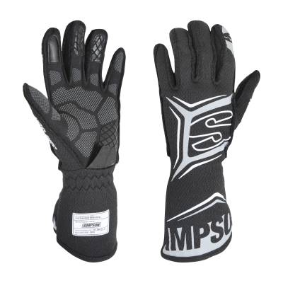 Simpson Safety - Simpson Safety MGMK Magnata Racing Gloves Medium Black SFI 3.3/5 FIA 8856-2018