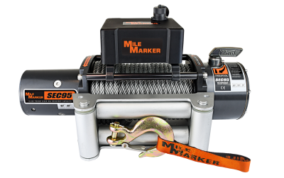 Mile Marker - Mile Marker 76-50246BW SEC9.5 9500 LB Waterproof 12V Winch