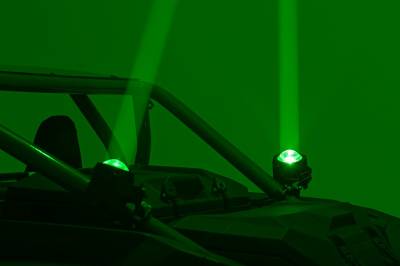 Rough Country Suspension Systems - Rough Country RGBW LED Laser Projector Whip Lights for UTVs Pair 78880