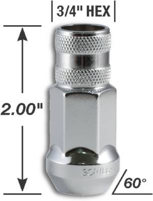 Gorilla Automotive - Gorilla Automotive 45028-20 Wheel Lug Nut Set