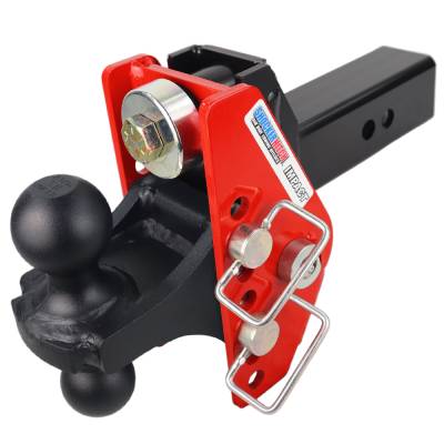 Shocker Hitch - Shocker Hitch SH-125-340BLK Shocker 12K 2.5" Impact Cushion Receiver Hitch