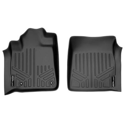 SMARTLINER - SMARTLINER SA0022 Front BLACK Floor Liners for Toyota Tundra Dbl/CrewMax