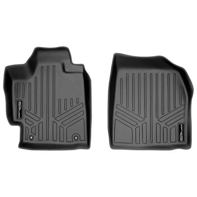 SMARTLINER - SMARTLINER SA0038 Front BLACK Floor Liners for Toyota Highlander