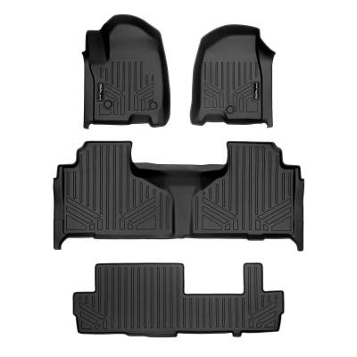 SMARTLINER - SMARTLINER Front/Rear BLACK Floor Liners Escalade ESV/Suburban/Yukon XL