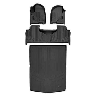 SMARTLINER - SMARTLINER SA0524/B0525/D0526 F/R Cargo Floor Liners Black ESV/Suburban/Yukon XL