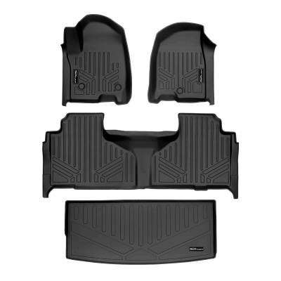 SMARTLINER - SMARTLINER SA0524/B0525/E0524 F/R Cargo Floor Liners Black Escalade/Tahoe/Yukon