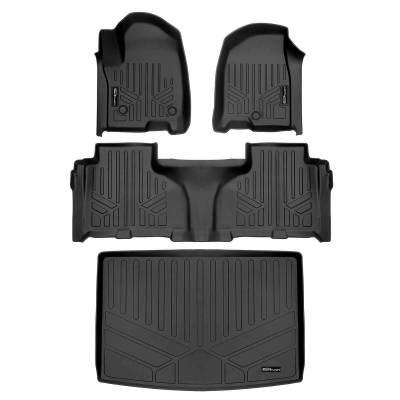 SMARTLINER - Smartliner SA0524/B0527/E0526 Front/Rear Floor Liners w/Cargo ESV/Suburban/Yukon