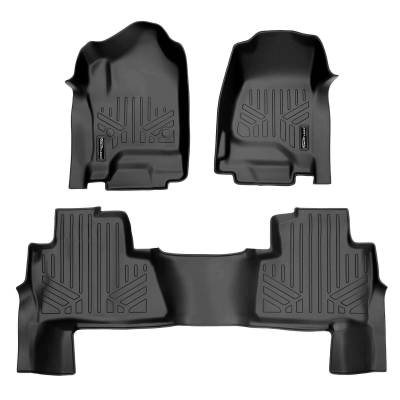 SMARTLINER - SMARTLINER SA0136/B0445 Front/Rear BLACK Floor Liners Tahoe/Yukon