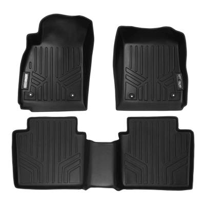 SMARTLINER - SMARTLINER SA0157/B0157 Front/Rear Black Floor Liners for Chevy Impala