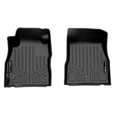 SMARTLINER - SMARTLINER SA0642 Front BLACK Floor Liners for Nissan Versa