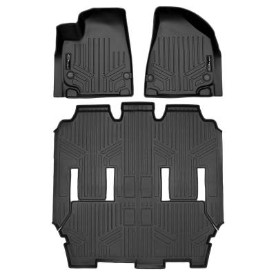 SMARTLINER - SMARTLINER SA0648/B0291 Front/Rear BLACK Floor Liners for Chrysler Pacifica