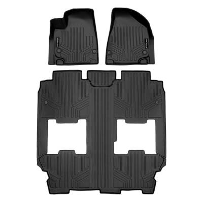 SMARTLINER - SMARTLINER SA0648/B0349 Front/Rear BLACK Floor Liners for Chrysler Pacifica
