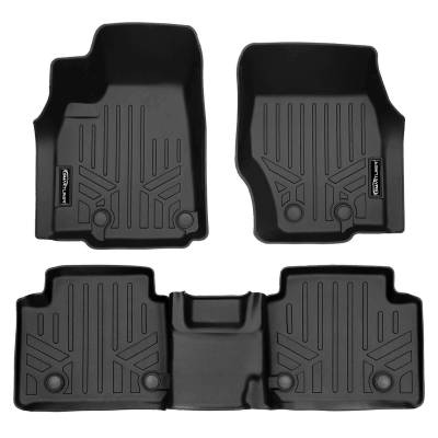 SMARTLINER - SMARTLINER SA0674/B0568 Front/Rear Black Floor Liners for Jeep Grand Cherokee L