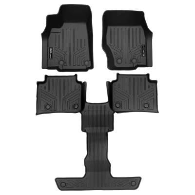 SMARTLINER - SMARTLINER SA0674/B0570 F/R Black Floor Liners for Jeep Grand Cherokee L