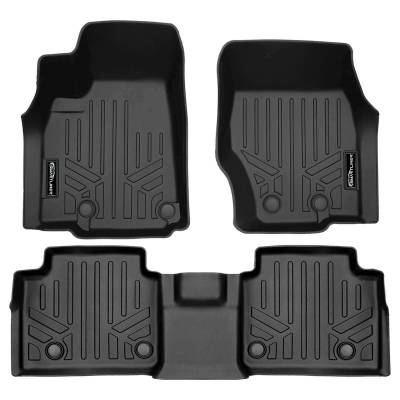 SMARTLINER - SMARTLINER SA0674/B0644 F/R Black Floor Liners for Jeep Grand Cherokee L