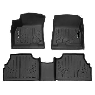 SMARTLINER - SMARTLINER SA0689/B0689 Front/Rear BLACK Floor Liners for Hyundai Kona EV