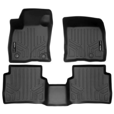 SMARTLINER - SMARTLINER SA0709/B0709 Front/Rear BLACK Floor Liners Lincoln Corsair