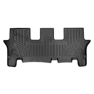 SMARTLINER - SMARTLINER SC0417 3rd Row BLACK Floor Liners for Telluride/Palisade