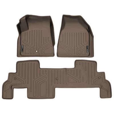 SMARTLINER - SMARTLINER SA1043/B1043 Front/Rear Floor Liners Tan for Traverse/Acadia