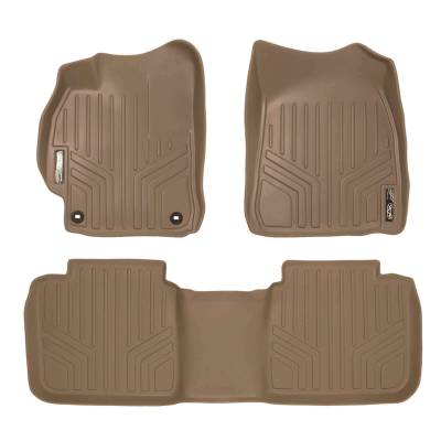 SMARTLINER - SMARTLINER SA1102/B1102 Tan Front/Rear Floor Liners for Toyota Camry