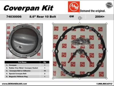 American Axle & Manufacturing - American Axle 74030006 Differential Cover for Chevy/GMC/Hummer