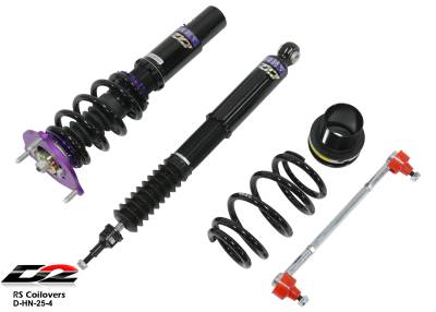 D2 Racing - D2 Racing D-HN-25-4 RS Coilovers for 17+ Honda Civic