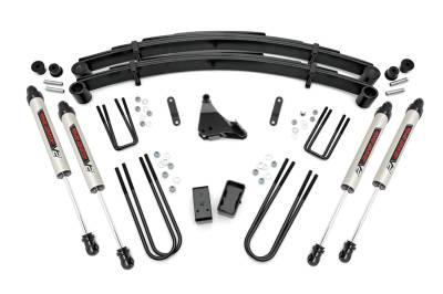 Rough Country Suspension Systems - Rough Country 49570 4" V2 Suspension Lift Kit for 99-04 Super Duty V10/Dsl 4WD