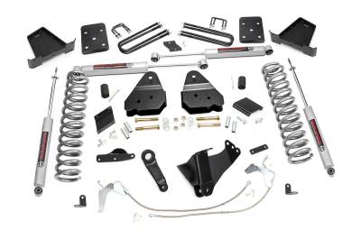 Rough Country Suspension Systems - Rough Country 566.20 6" Suspension Lift Kit for 11-14 F250 Super Duty Gas 4WD