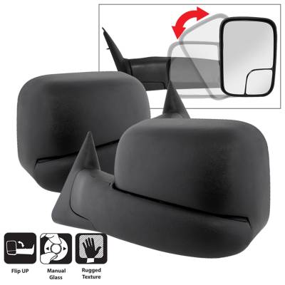 Spyder Auto - Spyder Auto 9935749 XTune Door Mirror Set for 94-02Ram 1500/2500/3500