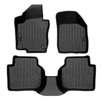 SMARTLINER - SMARTLINER SA0659/B0659 Front/Rear Black Floor Liners for VW Passat