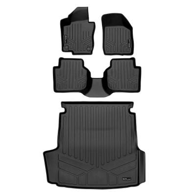 SMARTLINER - SMARTLINER SA0659/B0659/D0659 Front/Rear Black Floor Liners for VW Passat